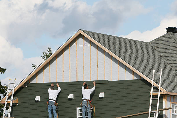Professional Siding Contractor technician working in Mount Pleasant Mills, PA
